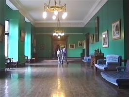 The first floor landing at Carbisdale Castle
